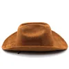 Cowgirl Hat for Men and Women - Women and Men Western Cowboy Cowgirl Hats with Brim for Rodeo Outfit Khaki 2296