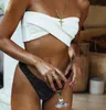 2024 Swimming Swim wear luxury designer bikini swimwear Split swimsuit sexy triangle bikini designer swimwear stripes ruffled high waist women one piece