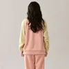 Vêtements de nuit pour femmes Femmes Coral Velvet Pyjamas Hiver Thermique Épaissi Polaire Flanelle Homewear Costume Femme Col Stand-up Casual