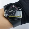 Nueva edición de lujo H24615331 Ventura XXL Automático con esfera de malla negra Caja de acero inoxidable 316L Reloj para hombre Correa de goma Deporte Wa241c