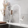 Kitchen Faucets Pull-Out Faucet All-Copper Cold And Water Sink Facilities Bathroom Fixing Device