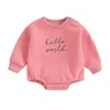 Rompers Born Boy Girl Fleece bluza