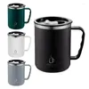 Water Bottles Insulated Coffee Mug 500ml Travel Tumbler Cup With Lid And Handle Stainless Steel For Tea Cold Beverage