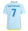 Giakoumakis MLSアトランタサッカージャージ24/25ファンバージョンソーサユナイテッドホームアウェイゴールキーパー