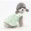 Vêtements pour chiens Vêtements pour filles Robes d'été Jupe pour animaux de compagnie Chat Chiot Yorkie Poméranie Shih Tzu Robe Bichon caniche maltais