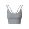 Yoga Outfit LU-17 Fitness Courir Soutien-gorge Femmes Haute Intensité Gilet Côtelé Sous-vêtements de sport Rassemblement antichoc Sportswear Cross-Shape Débardeurs avec coussinet