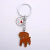 Keychains Poodle Teddy Dog Pendant Key Chains For Women Men Girls Metal Car Ring Keychain Bag charm Diy Accessories Par Lover Gift