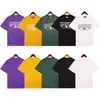 Denimtears Tasarımcı T Shirt Erkek High Street Çift Lüks Tee Kadın Şortları Kıyafetler Yıkalı Kumaş Baskı Vintage Gevşek Renkli FashionZ0fzz0fz
