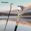 Golden Dragon Head Bite Ball Fashion Walking Stick Decorative Stick Cospaly Vintage Party Fashionable Walking Cane Crosier 93cm