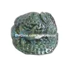 Labradorite naturale intagliato lastra di squalo cristallo di quarzo pietra preziosa semipreziosa teschio di pesce campione minerale metafisica animale figurine statua artigianato decorazioni per la casa