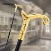 Gouden luxe curve Lijn Type Walking Cane mode Decoratieve wandelstok Gentleman Elegant Cosplay Cane Knob Crosier 93cm