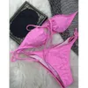 Summer Projektantka Plaża Nowe gglies gclies Rhinestone moda seksowna wielokolorowa bikini litery klasyczne stroje kąpielowe 56