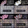 2800pcs Luxe Glanzende Diamant Nail Art Strass Kristal Decoraties Set AB Glas 1pcs Pick Up Pen In Grids Box 21 Vorm 240219