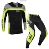 Motochross MX ATV 360 Mirer Gear Set 2023 Jersey Pants Combo Men Kits Off Road Moto Dirt Bike Cycling Adult Black Green Suit