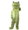 Halloween Green Frog Mascot Costumes Christmas Fancy Party Dress Cartoon Character Outfit Suit Vuxna storlek Karneval Easter Advertising Theme Clothing