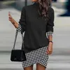 Marca de luxo designer vestido moda carta impressão vestido fino secagem rápida mini saia americana roupas femininas casuais S-XXXL