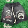 Hellstar Shorts Men Designer Krótkie spodnie swobodne spodenki na plażę koszykówka bieganie fitness moda piekło gwieździe new styl hip hop szorty piekło 817