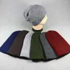 Baretten Winter Gestreepte Skullies Heren Beanie Hoed Vrouwelijke Wol Gebreide Warme Muts Voor Mannen Vrouwen Unisex Oversized Skiën