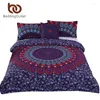 Ensembles de literie BeddingOutlet Love Stretchs Boho Set Boho Style Rétro Housse de couette et taie d'oreiller sergé Twin Full Queen King Vente