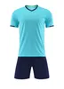 Fußball-Uniform-Set für Erwachsene für männliche Studenten, professionelle Sport-Wettkampf-Trainingsteam-Uniform, kurzärmeliges Leichtbrett-Trikot für Kinder, individuell anpassbar