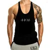 Men's Tank Tops Heartbeat Archery Top Men With Bow For Archers Amazing Sleeveless Unique Casual Tees Cotton Clothes