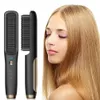 Cordless Beard and Hair Straightening Comb Wireless Hair Straightener Brush Portable Rechargeable For Women Men Anti-Scald 240222