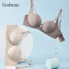 Sutiãs UBAU Push-Up Sexy Strapless Underwear Sem Anel de Aço Linda Voltar Seios Fechados Confortável Respirável Sling Sutiã Feminino