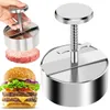 2024 Hamburger Press Hamburger Patty Maker 304 Stainless Steel Non-Stick Burger Press for Making Meat Patties and Thin Burgers 240219