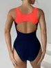 2023 Vintage Swimsuit Women Racing Swimwear Female Sexy Sports Bodysuit Bathers Bathing Swimming Suit Summer Beachwear 240219