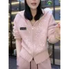 Advanced and Fashionable Korean Version Set for Women's 2023 Autumn/winter New Hooded Sequin Knit Cardigan+plush Wide Leg Pants