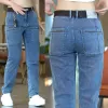 Jean Slim extensible pour hommes, pantalon en Denim multi-poches, de styliste, de marque, nouvelle collection 2023
