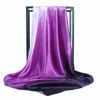 Sciarpe Sfumatura Arcobaleno Sciarpa di seta Donna Estate Foulard sottile Fazzoletto da collo Bandana Cheveux Luxe Fascia per capelli/Testa Sac Femme