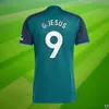 SAKA Soccer Jerseys G. Jesus Odegaard Rice Havertz 23 24 Gunners Martinelli Smith Rowe Nketiah Zinchenko Saliba Trossard Chemise de football Hommes Joueur Enfants Ensembles Kit