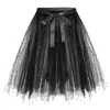 Skirts Dance Tutu Skirt Elastic High Waist Tulle Layered With Belt Halloween Costumes For Womens Adults