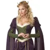 Medieval Woman European Vintage Court Queen Dress Halloween Dance Party Performance Dress 240220