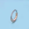 Tiffiny Ringen Designer Dames Originele Kwaliteit Bandringen Nieuwe Lock Split Lock Ring Voor Vrouwen Met Platina Plating 18K Goud Mode