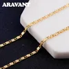 Correntes Aravant 925 Prata 2mm 18K Colar de Ouro Corrente para Mulheres Homens Moda Jóias Atacado