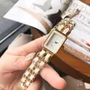 2024 классические элегантные дизайнерские часы женские автоматические модные простые часы 30 мм квадратные полностью из нержавеющей стали женские золотые серебряные милые наручные часы женские часы