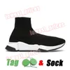 2024 Designer Sock Boots Speed ​​1.0 Paris Casual Shoes Loafers Triple White Black Red Shiny Knit Slip-On Platform Trainers Speed ​​2.0 For Men Womens Socks Booties Storlek 36-45