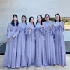 Roupas étnicas Elegante Abaya Cetim Mulheres Muçulmanas Manga Longa Maxi Vestido Turquia Festa de Casamento Dubai Kaftan Vestido Ramadan Islam