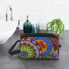 Sacs à cosmétiques Mandala fleur Deanfun sac coloré femmes mode grande capacité étui de maquillage beauté stockage toilette