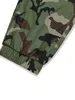 Bawełniana mieszanka Camo Multi Flap Pockets Mens Proste nogi Spodnie Ładunki luźne spodnie na zewnątrz spodnie taktyczne dla mężczyzn 240220