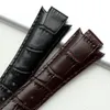 24x14mm pulseira de couro acessórios 1853 para t60 cinta cinto l875975k feminino pulseira convexo masculino pulseira de relógio 240221