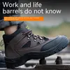 Wysokiej jakości mężczyźni stalowe buty bezpieczeństwa buty robocze Buty robocze mężczyźni buty robocze do nakładania buty bezpieczeństwa męskie niezniszczalne 240220