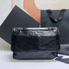 Luksusowy projektant Niki ramię woskowe skórzane torby komunikatorskie kobiety krzyżowe torba torba lady vintage design sacoche mody Turquoise