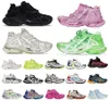 Chaussures de créateurs Runner Track 7.0 Baskets Hommes Sneaker Transmit Sense Chaussures Casual Graffiti Noir Blanc Vert Bury Triple S Deconstruction Baskets Chaussures Femmes