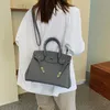 Ladies shoulder bag 12 colors daily Joker solid color large fashion messenger bag elegant atmosphere ribbon handbag simple embossed lychee pattern handbag 1901#