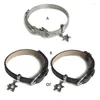 Link-Armbänder, süße Mädchen, Stern-Anhänger, niedlicher Punk, cooles Pentagramm-Armband für Frauen, Party, Club, Modeschmuck