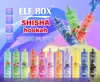 ELF SHISHA Hookah 15000 bouffées Stylo vape jetable 600mAh Type-c rechargeable 26 ml Pod prérempli 12 saveurs bouffées 15k E Cigarette 0% 2% 3% 5% vs VAPME SHISHA Hookah 15k