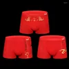 Cuecas pretas masculinas homens algodão roupa interior boxers shorts homme macio sexy boxershorts boxer sexyn5